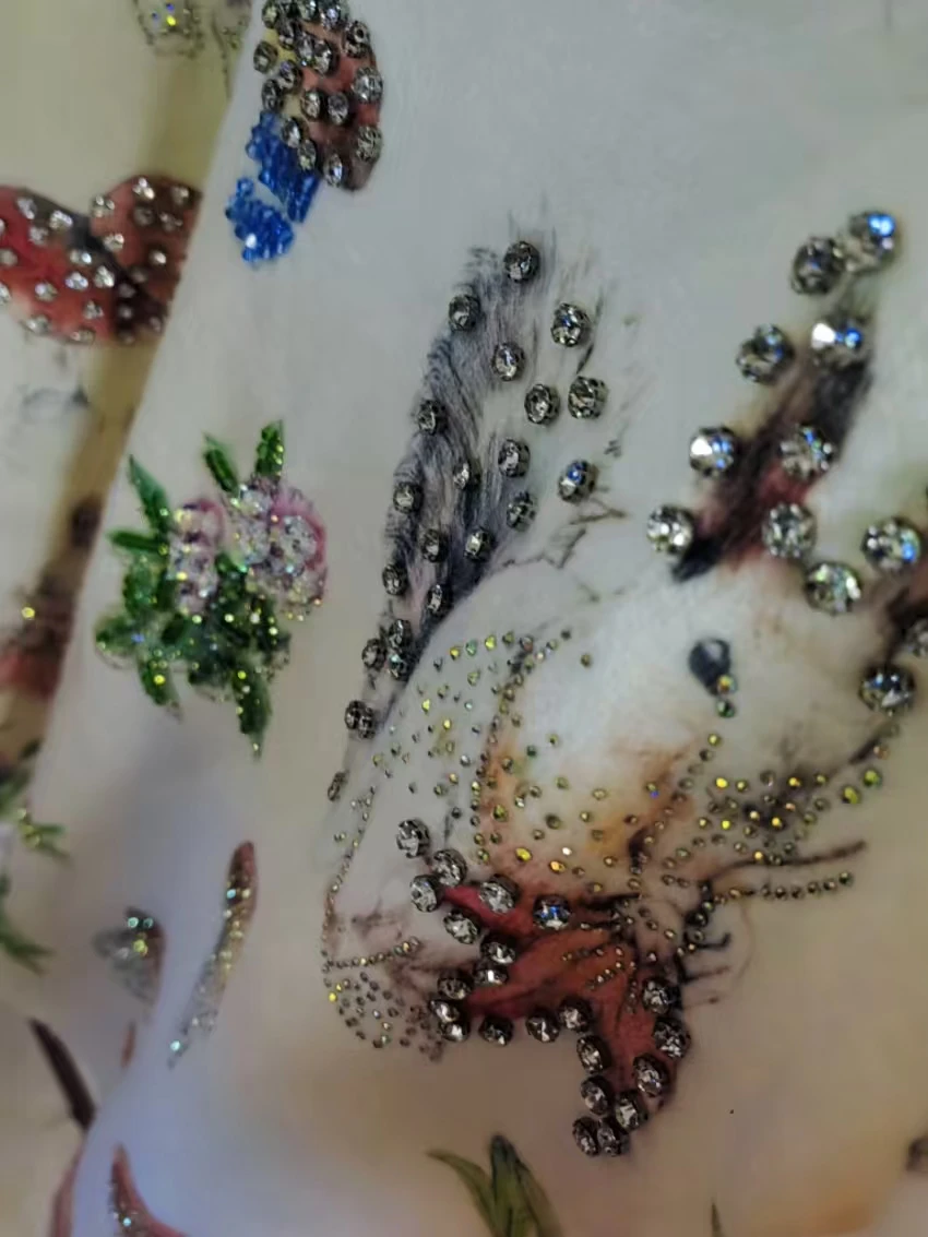 صور حقيقية البريق الأحجار غرزة البلوزات لطيف الخريف الشتاء تريكو البلوز سحب أنثى الاتجاه 2025 المرأة Y2K سترة #6