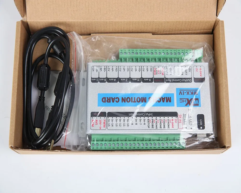 Cnc Engraving Machine mach3 3 Axis Motion Usb Cnc Controller 2000khz Output Speed Pulse MK4-IV