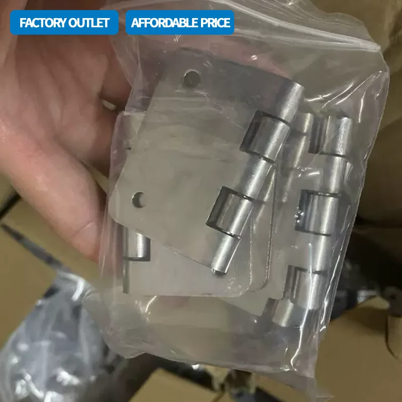 (10Pieces) Industrial Folding Hinge Hinge Fold Open 180 Degrees Rotation 304 Stainless Steel Cabinet Door Fold