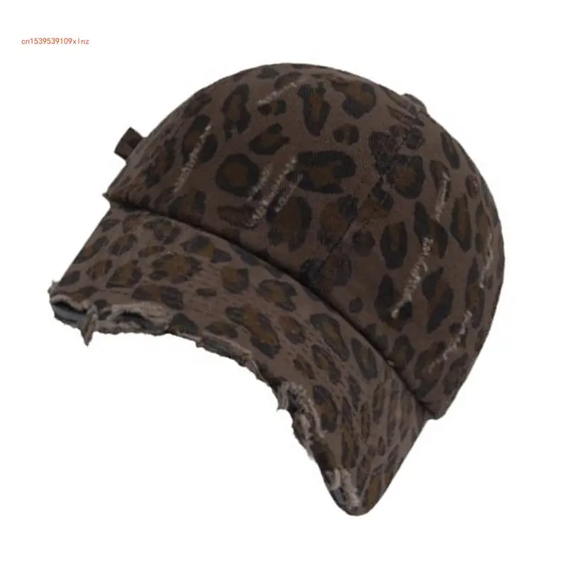 Gorras leopardo envejecidas, gorra béisbol llamativa para mujeres y niñas, actividades libre