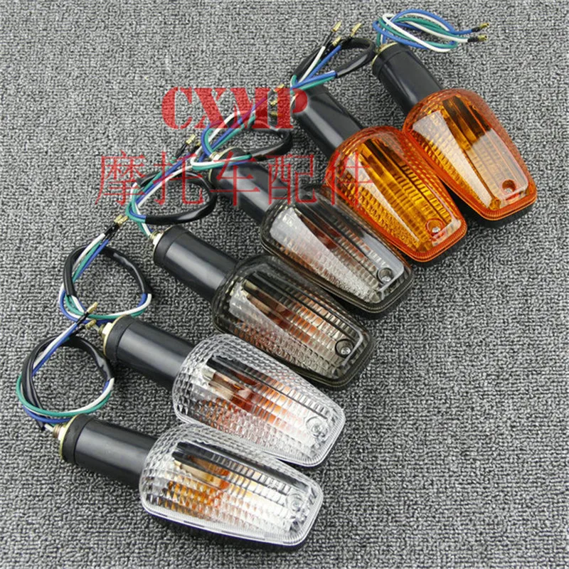 3 colors brand part front rear moto indicator flashers for honda CB400 VTEC X4 CB1300 turn signal light motorcycle lamp amber