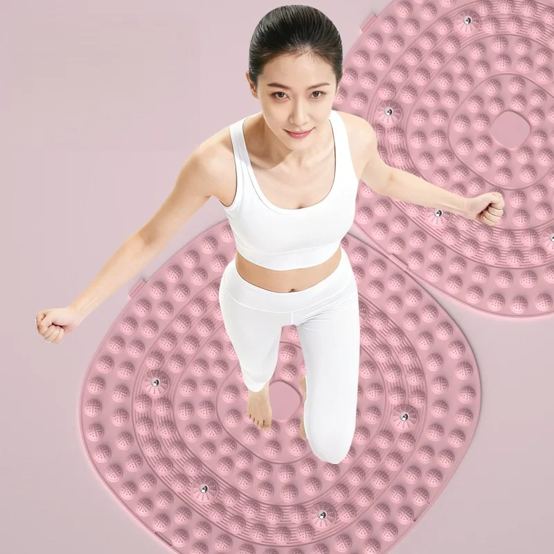 

Oversized Circular Foot Massage Pressure Plate Meridian Bottom Pad for Relaxation And Stationary Support Foot Care