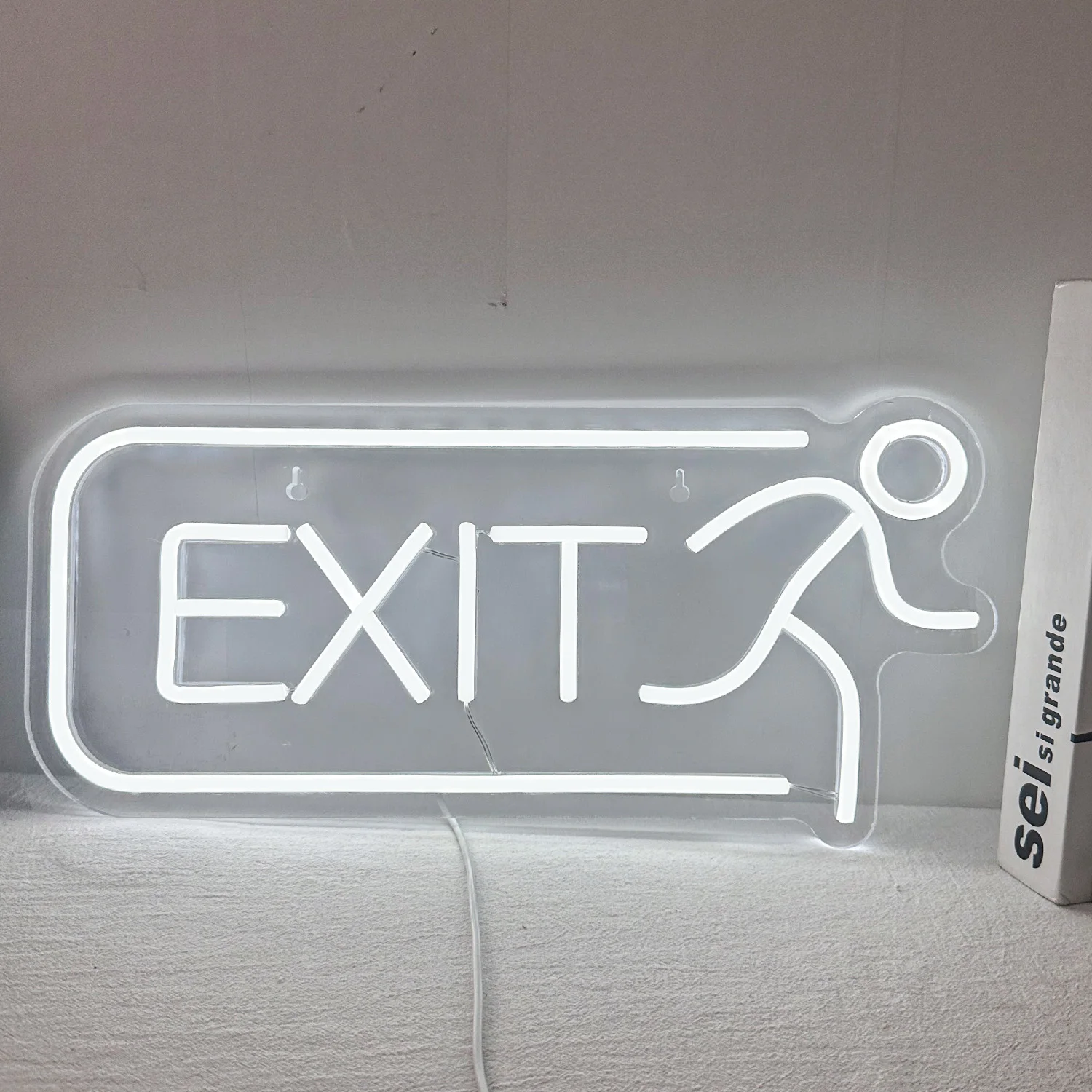 exit led flex neon sign decoracao home shop light luz de chumbo personalidade mark lampadas decoracao de parede halloween party gift 01