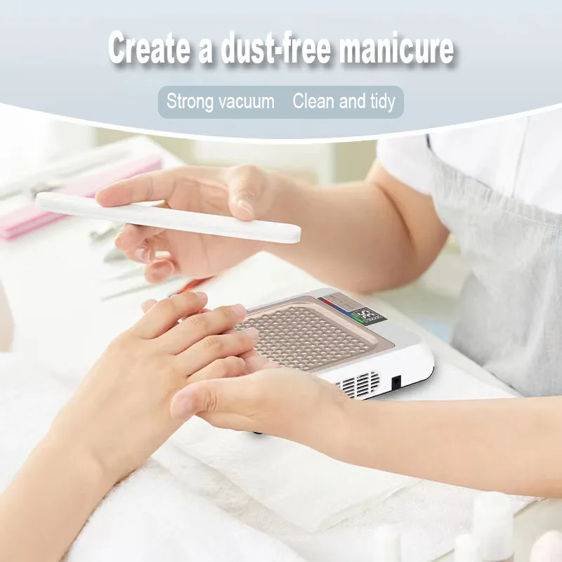 مجمع غبار الأظافر المحمول القابل لإعادة الشحن STLF LZS مع تصميم محرك بدون فرشاة بقدرة 80 وات مزود طاقة كهربائي