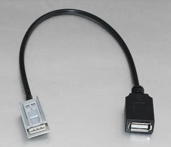 wire harness For Honda Accord Crotour City Civic Jazz Fit CRV Odyssey USB Cable Adapter Car Female USB Cable