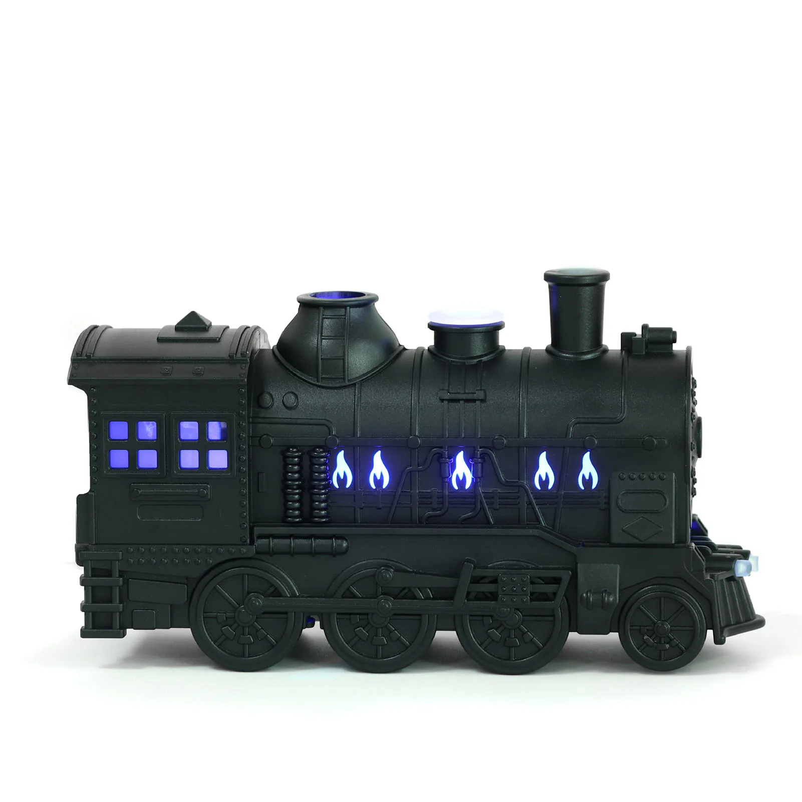 Train Shape Air Humidifier 300ml Essential Oil Diffuser 2 Lighting Modes Aromatherapy Cool Mist Humidifier with Remote Control