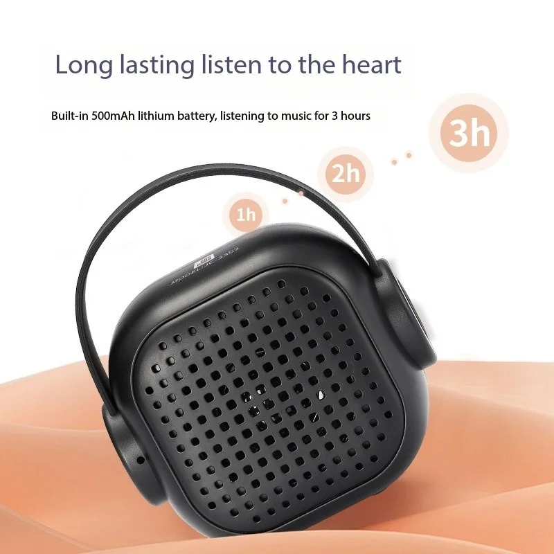 Speaker Bluetooth Mini, pengeras suara Mini Subwoofer lucu kualitas tinggi dengan Volume besar dapat diisi ulang portabel, peralatan Audio luar ruangan