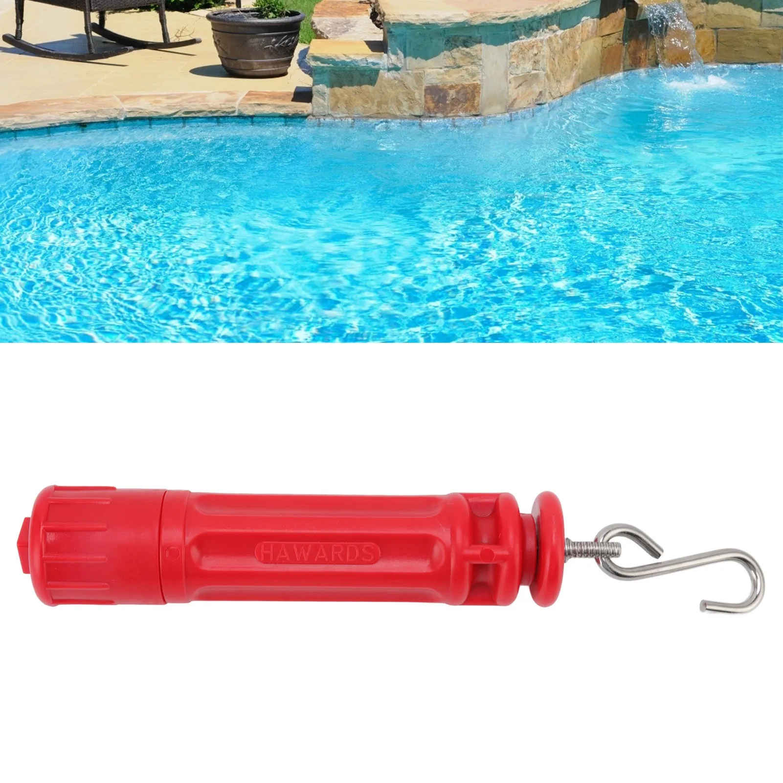 

Натяжитель лески Lane Натяжитель веревки Lane Компактный носимый устойчивый к царапинам S-крючок из нержавеющей стали для бассейна