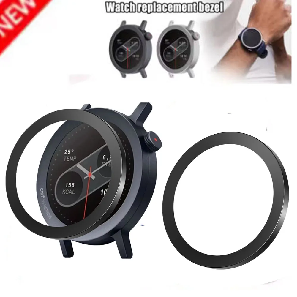 

Stainless Stee Watch Bezel Ring Anti-Scratch Protective Watch Bezel Shell Replacement Screen Protector for CMF Watch Pro 2