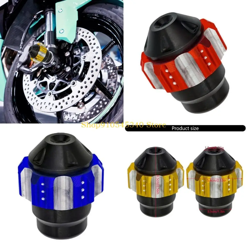 

U2JA High Strength Motorcycle Front Fork Crash Protector Easy Installation with Anti Corrosion Coating for Road & Ride