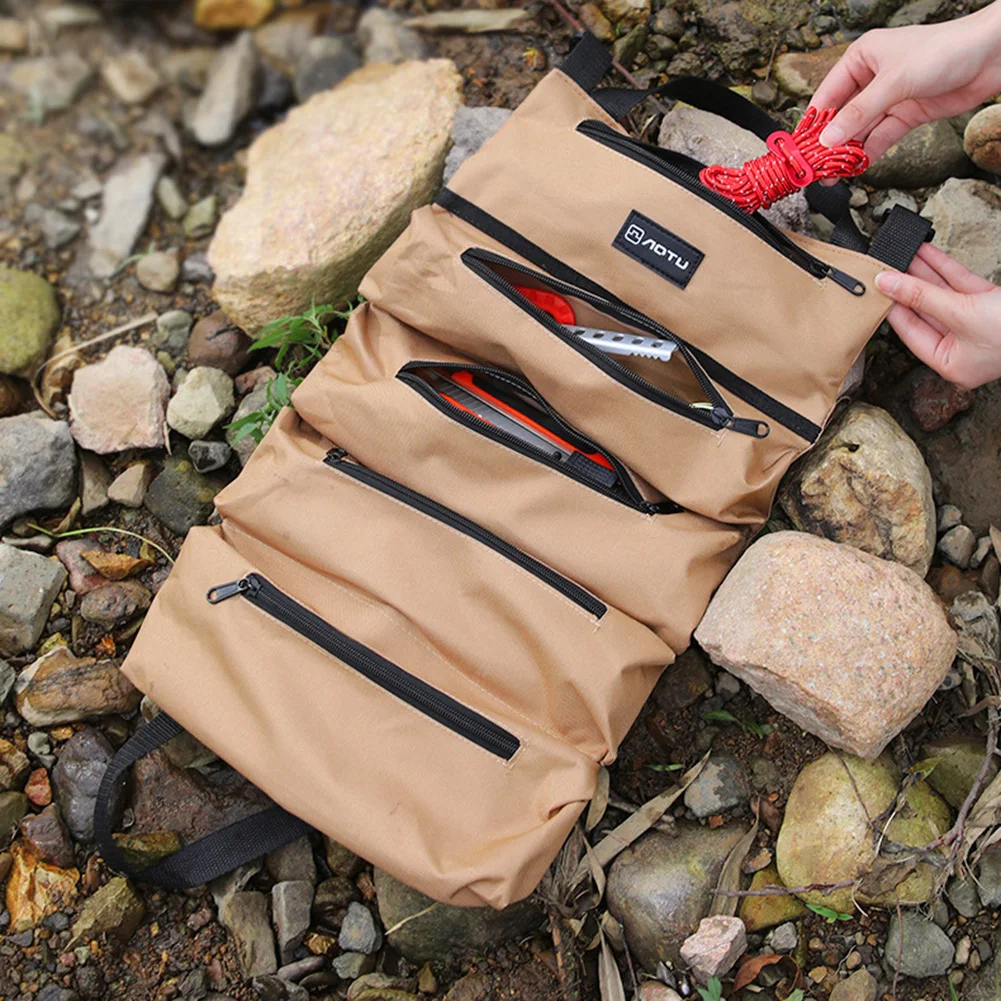 

Comfortable Handle Tool Bag Tool Bag Versatile Camping Bag Outdoor Tool Bag Easy Access Tool Storage Organizes Hardware Tools