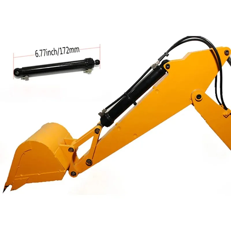 1 pcs JDM-22 static point 16mm inner diameter double acting micro oil cylinder hydraulic cylinder 1:14 mud head oil cylinder
