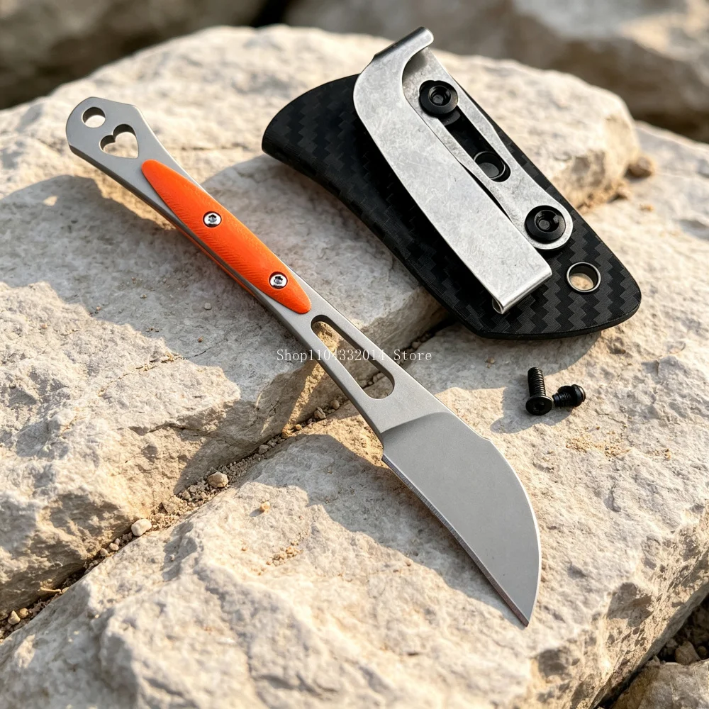 Durable EDC Camping Fishing Picnic Utility Cutter Jungle Exploration Backpacking Adventure Potable Fixed Knife Daily Knives Gift