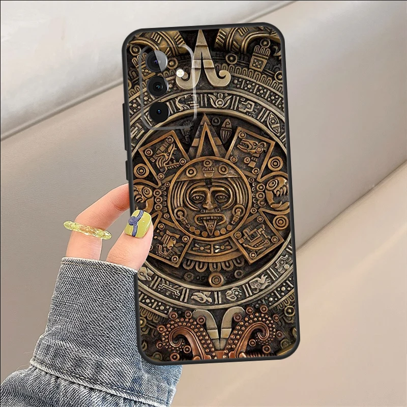 Mayan Calendar Funda For Samsung Galaxy A14 A34 A24 A13 A23 A33 A53 A73 A12 A22 A32 A52 A51 A71 A54 Case