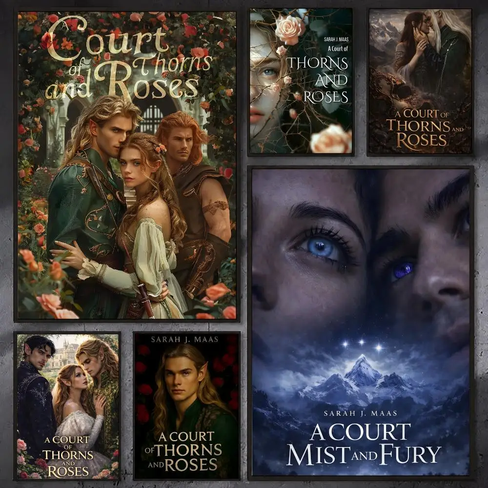 A Court Of Thorns And Roses Anime Poster HD Quality Wall Art Retro Posters For Home Room Wall Decor Kawaii Room Decor