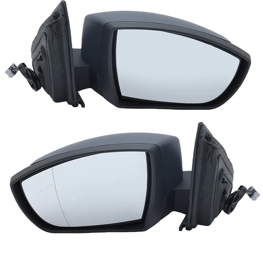 6 Pins Reariew Mirror Assembly，Ford S-MAX MK1 2006 2007 2008 2009 2010-2015 Primer Heated Door Side Mirror Car Accessories