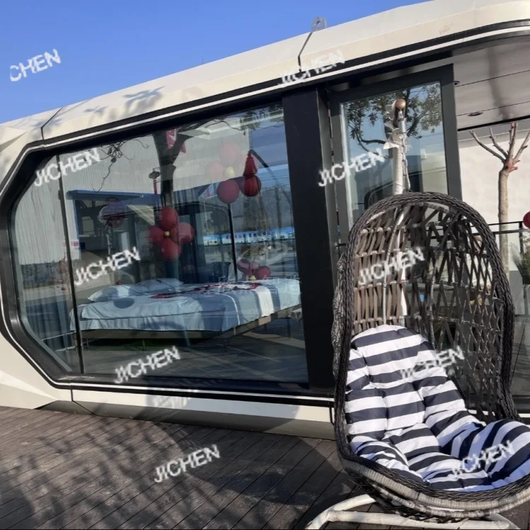 

Space capsule B & B Internet celebrity hotel Scenic outdoor smart new viewing cabin RV Apple cabin