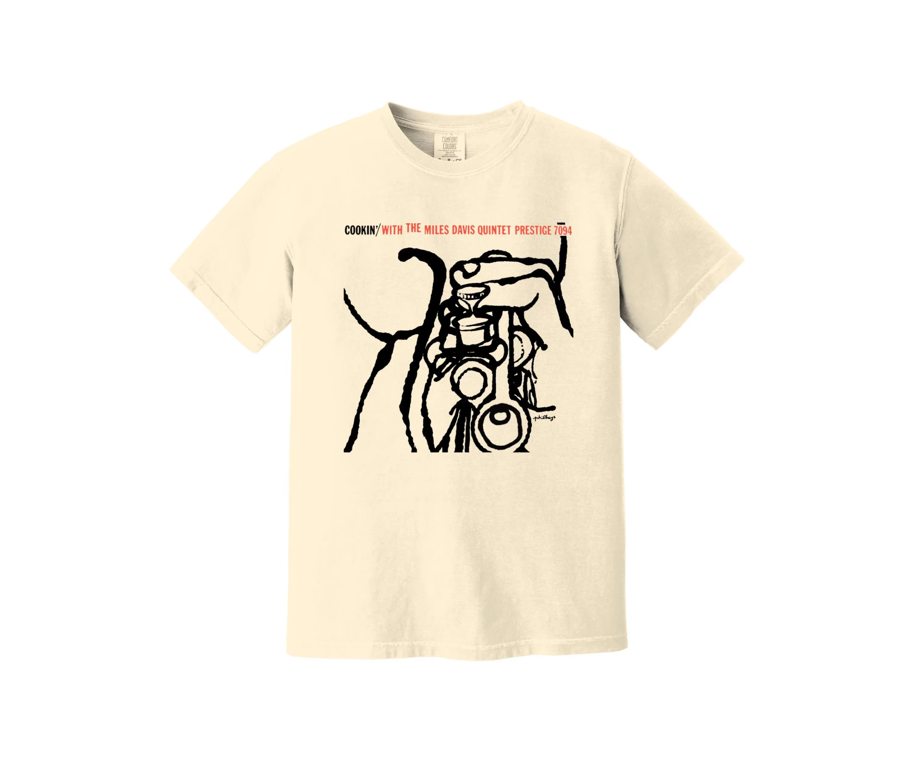 Miles Davis Heavyweight T-Shirt - Cooking with Miles Davis Quintet, Prestige, Blue Note, Jazz Music