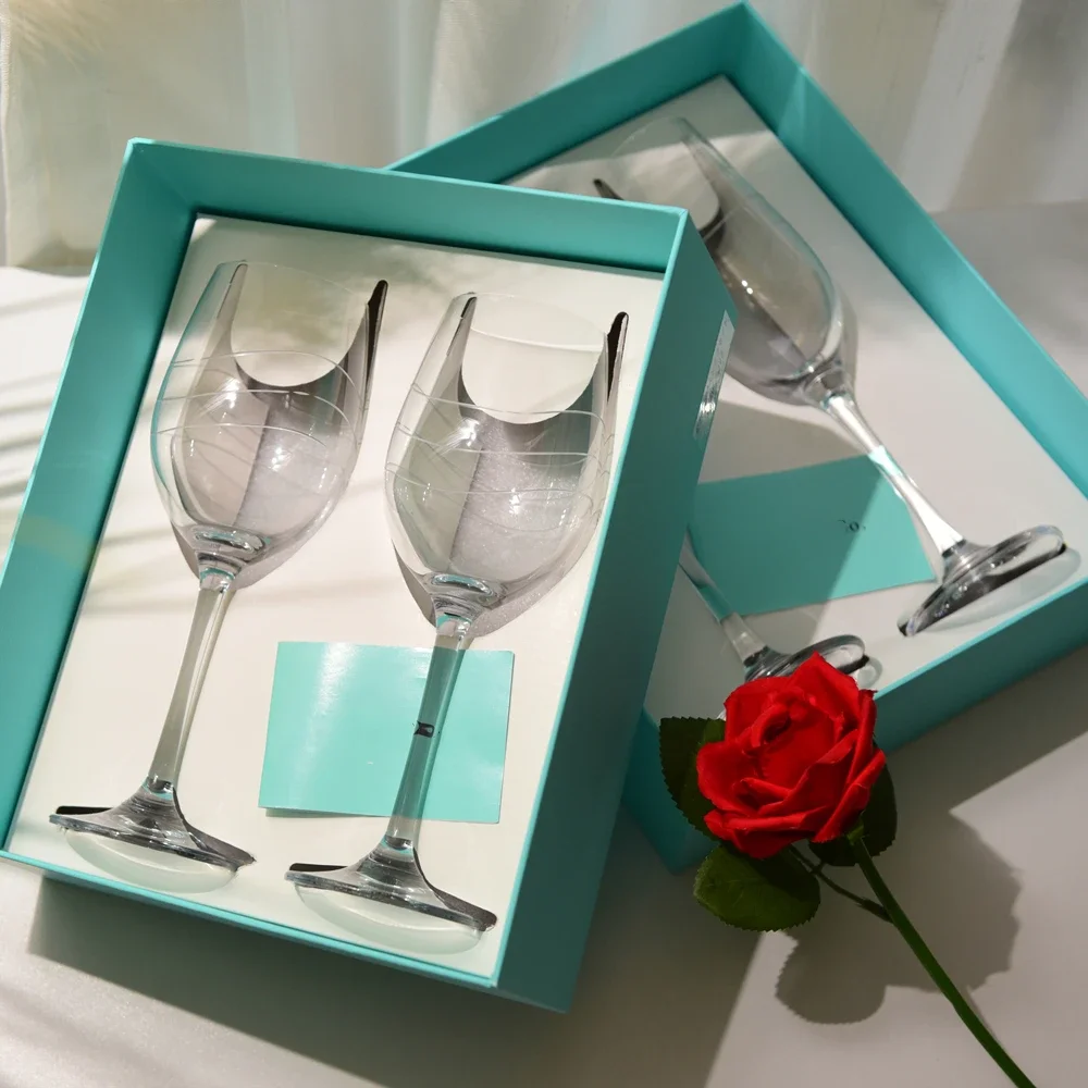Champagne Cup to cup wedding gift engagement hand gift birthday red wine cup gift set cocktail glass  cocktail glass