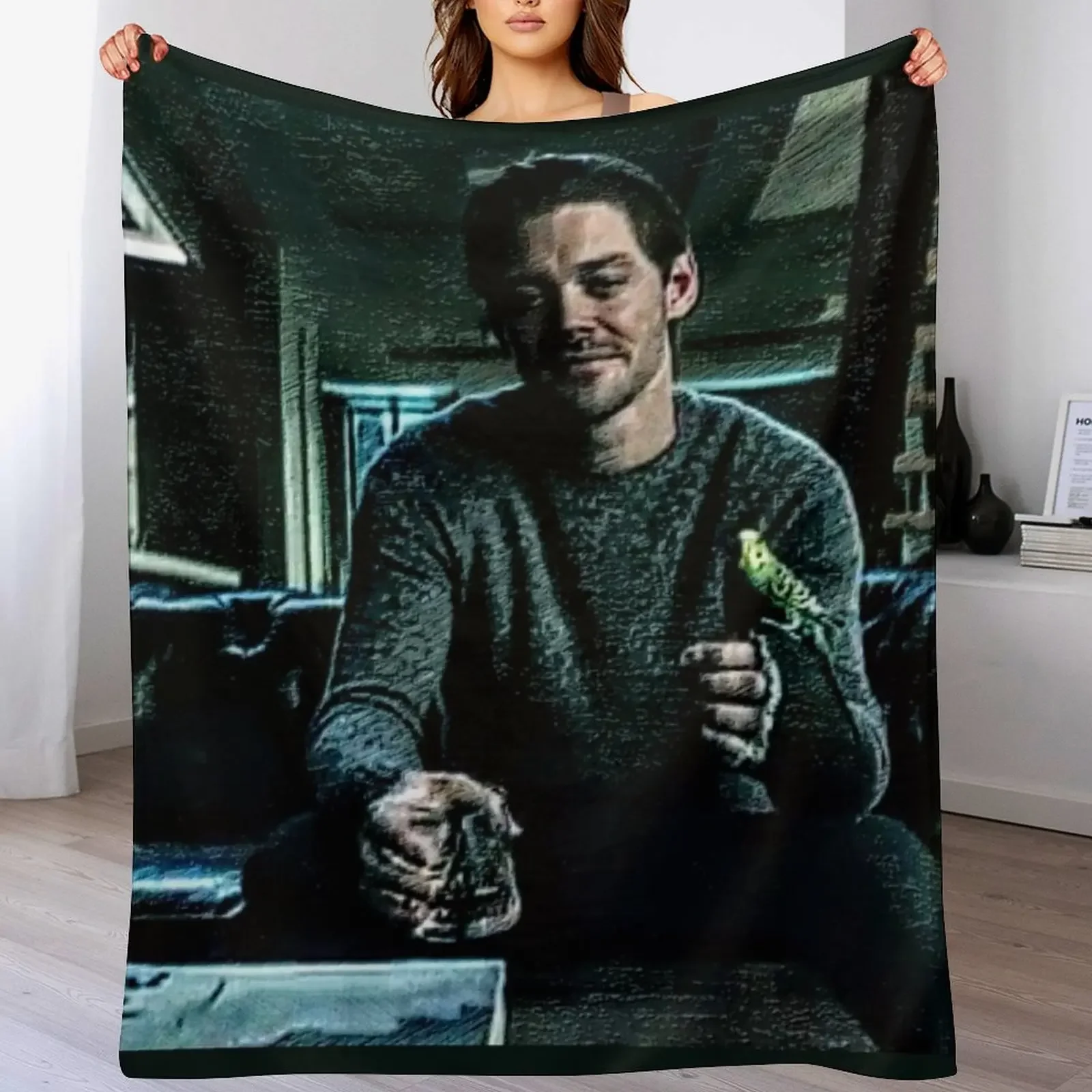 

Malcolm and Sunshine Throw Blanket Men's Soft Warm Throw Blanket for Couch