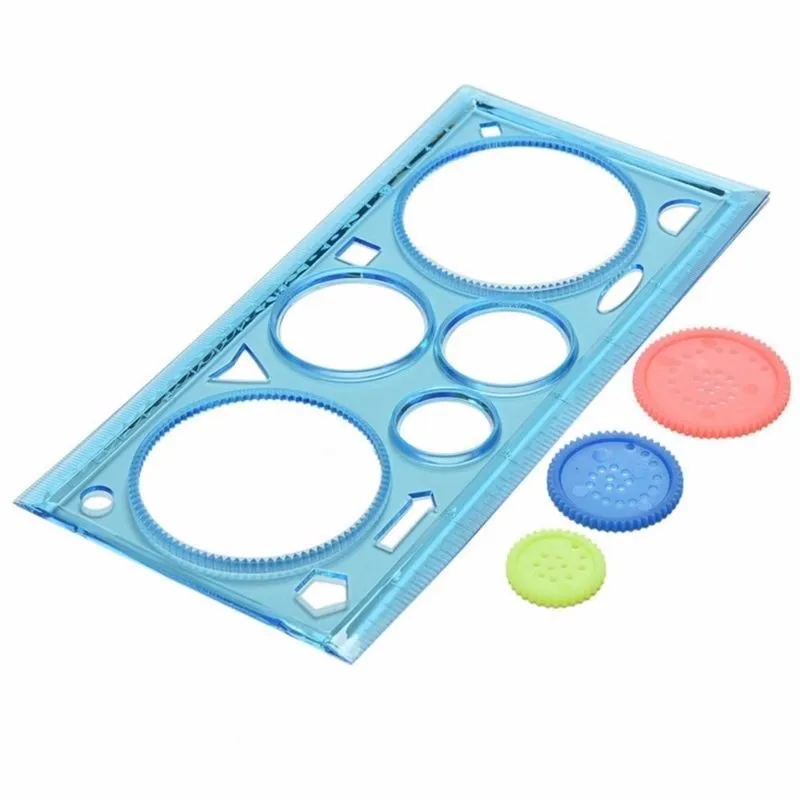 1Pc New Spirograph Geometric Ruler Stencil Spiral Art Classic Toy Stationery