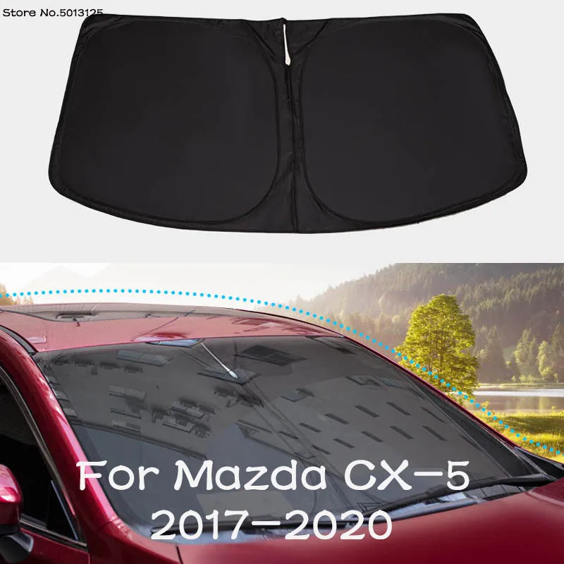 

Car Front Window Glass Shade Sunscreen Heat Insulation Window Windshield Curtain for Mazda CX-5 CX5 KF 2021 2017 2018 2019 2020