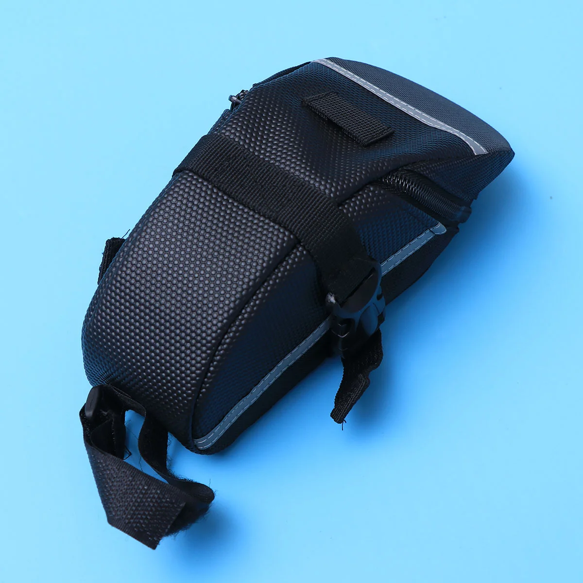 

Outdoor Waterproof Cycling Mountain Bike Back Seat Rear Bag Portable Bike Saddle Bag Front Tube Tool Bags Tail Pouch(Black)