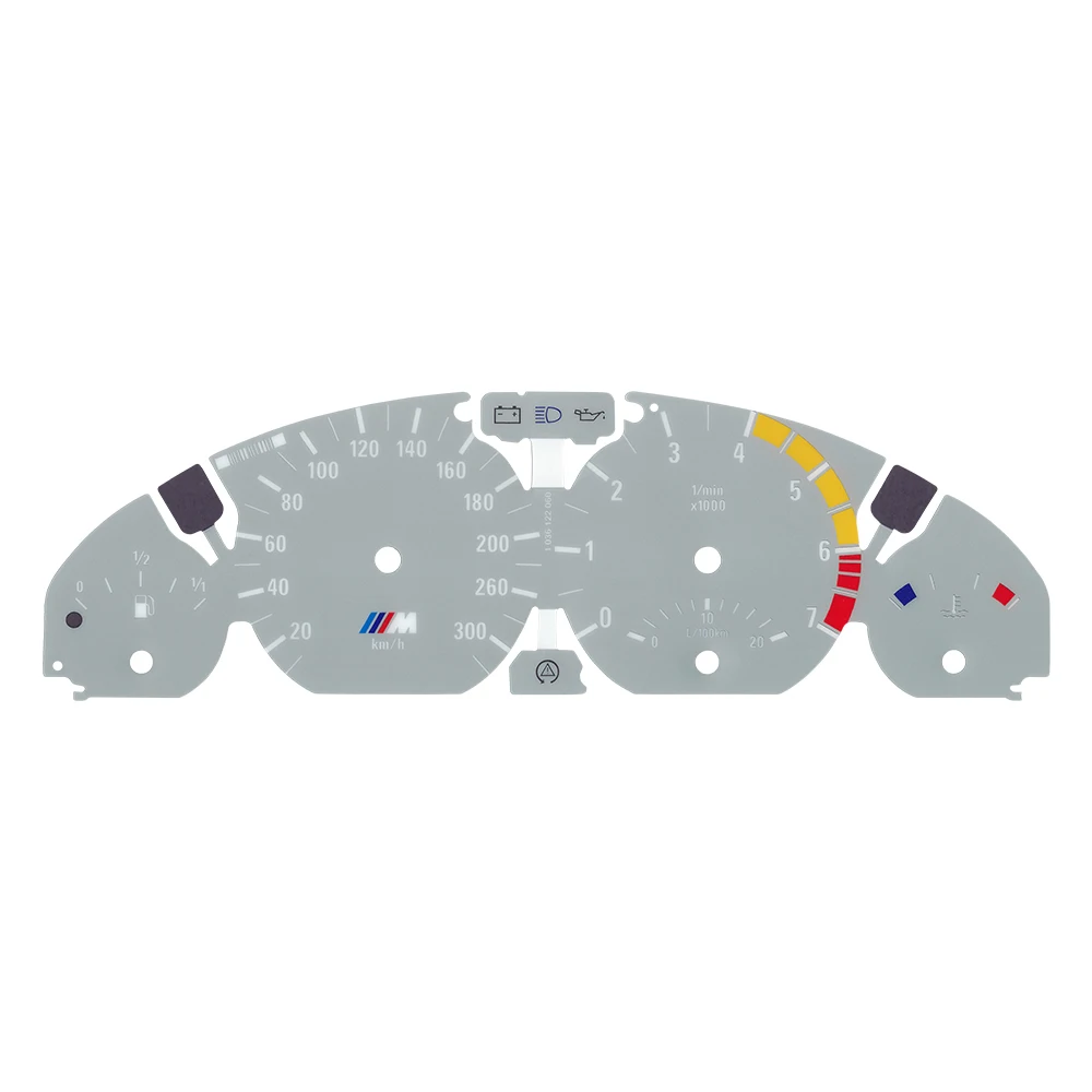 Gauge Face for BMW E46 323Ci 325Ci 328Ci 330Ci 3M Instrument 300KM/H Color Grey