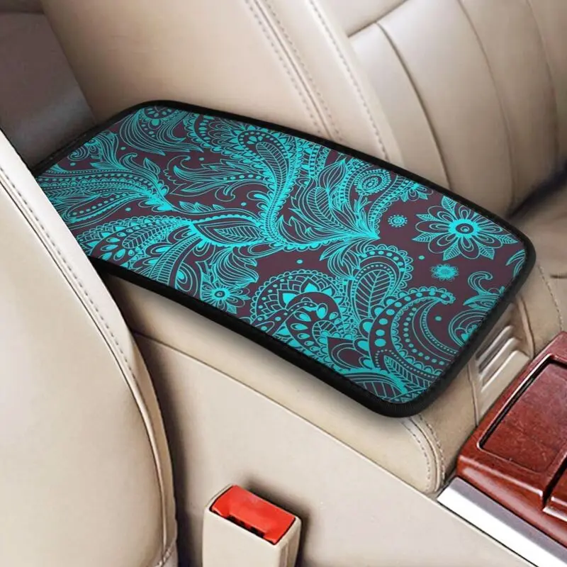 

Mandala African element pattern printing car armrest pad center console armrest protection pad car armrest storage box cover pad