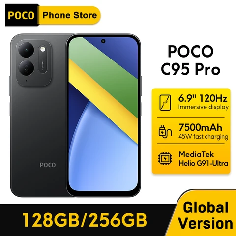 Смартфон Poco M8s 5G, 6 ГБ ОЗУ, 128 ГБ ПЗУ, глобальная версия — фото модели