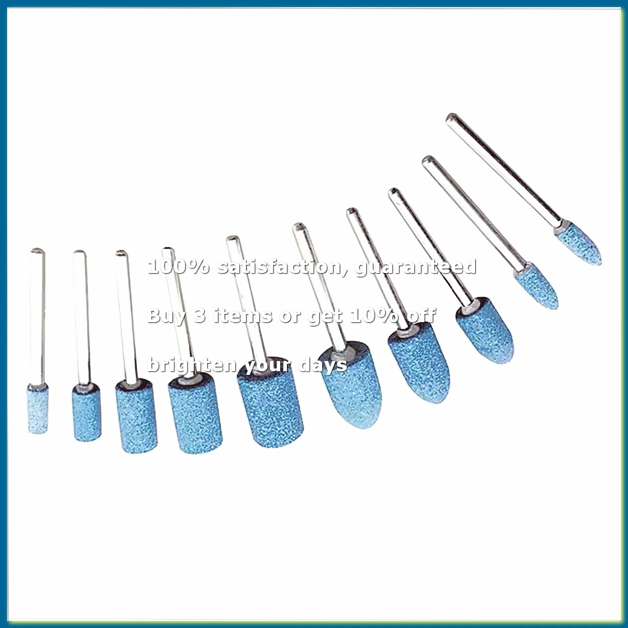 10pcs Polishing-Head Wheel-Head Abrasive Mounted for -Rotary Power Tool Electric Grinding Stone -Accessories