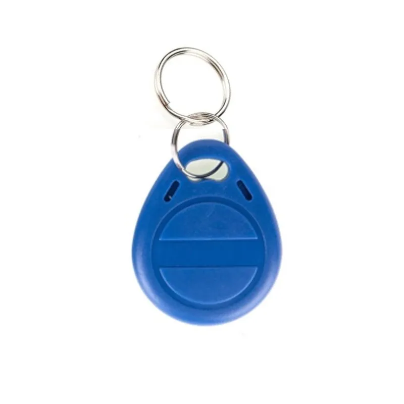 100pcs EM4305 5200 T5577 125KHZ Copy EM ID Keyfobs Rewritable Writable RFID Tag Key Ring Card Proximity Token Access Duplicate