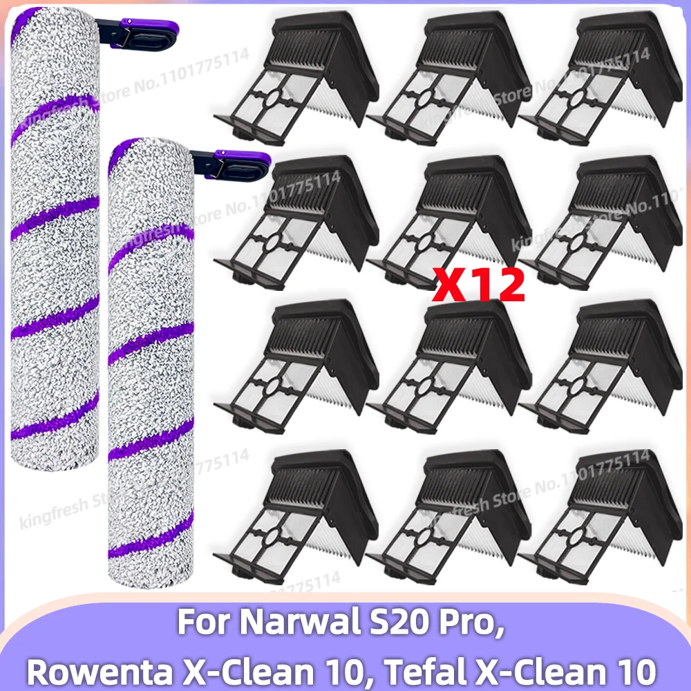 Compatible avec Narwal S20 Pro, Rowenta X-Clean 10, Tefal X-Clean 10 Aspirateur Sans Fil Pièces Roul