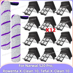 Fit For Narwal S20 Pro, Rowenta X-Clean 10, Tefal X-Clean 10 Vacuum Parts Main Roller Brush Filter Accessories