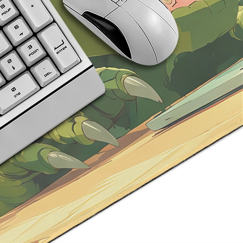 Office Tyrannosaurus Mouse Pad Gamer XL HD Mousepad XXL MousePads Soft Carpet Natural Rubber PC Table Mat