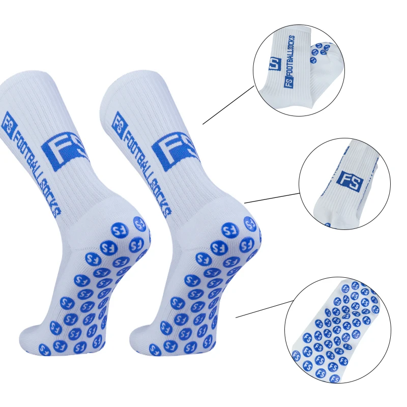 3 pairs New 2023 Men Women Colorful Letter Football Socks Breathable Sports Silicone Non slip Grip Football Socks