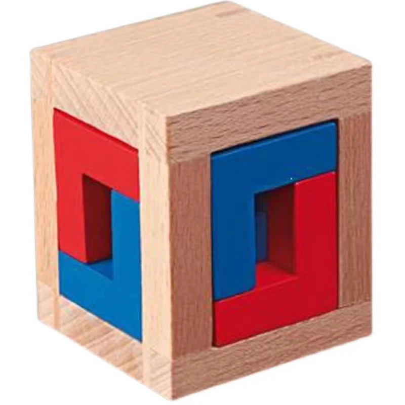 Impossible Puzzle Box Wood Casse Tete 3D Super Brain Toys Rompicapo Difficili Juego Inteligente IQ Games For Children Adults