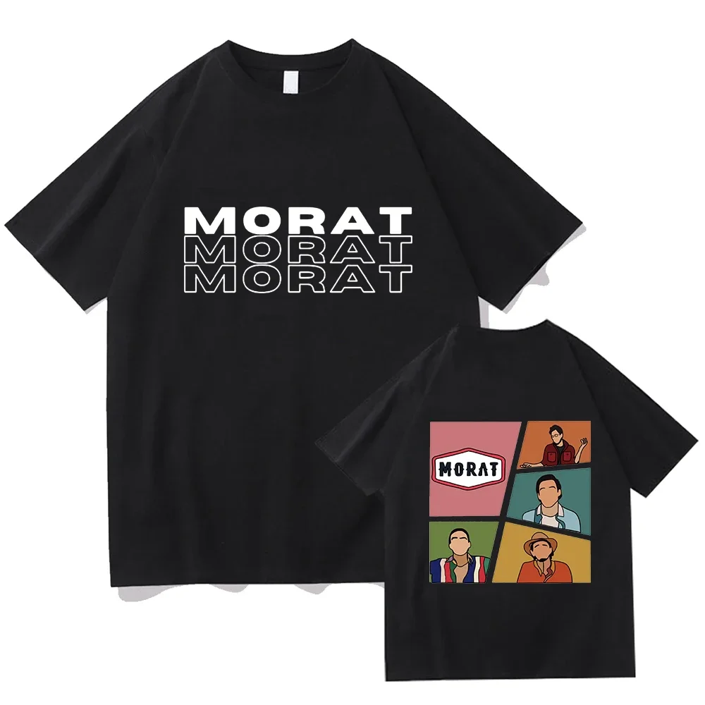 Morat Si Ayer Fuera Hoy US Tour 2024 T Shirt Men/women Clothing Harajuku Vintage Tops Unisex Cotton Graphic T Shirts Clothes