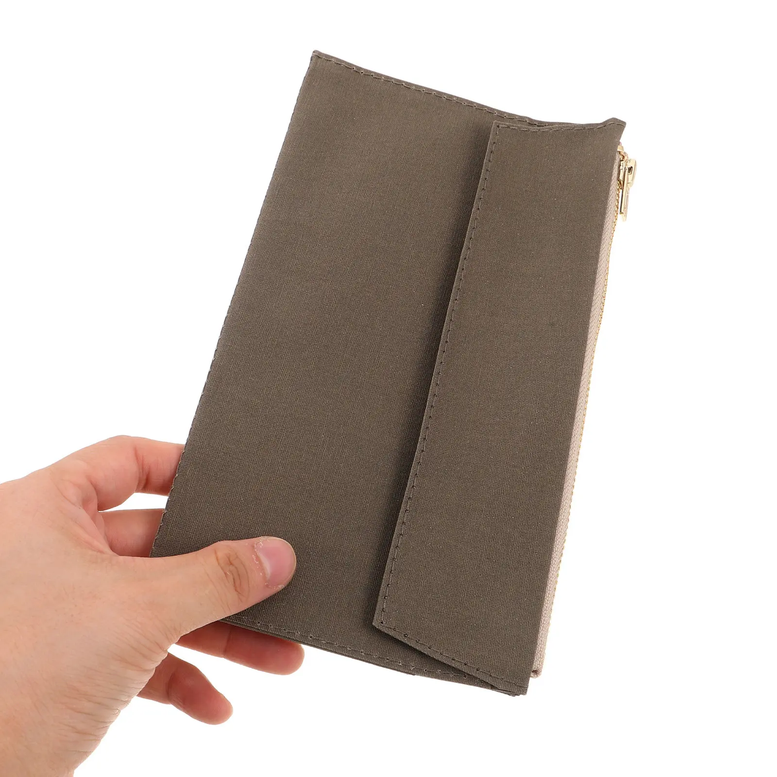 capa-para-caderno-de-viagem-em-lona-verde-oliva-leve-com-ziper-estojo-organizador-portatil-para-diario-e-planner