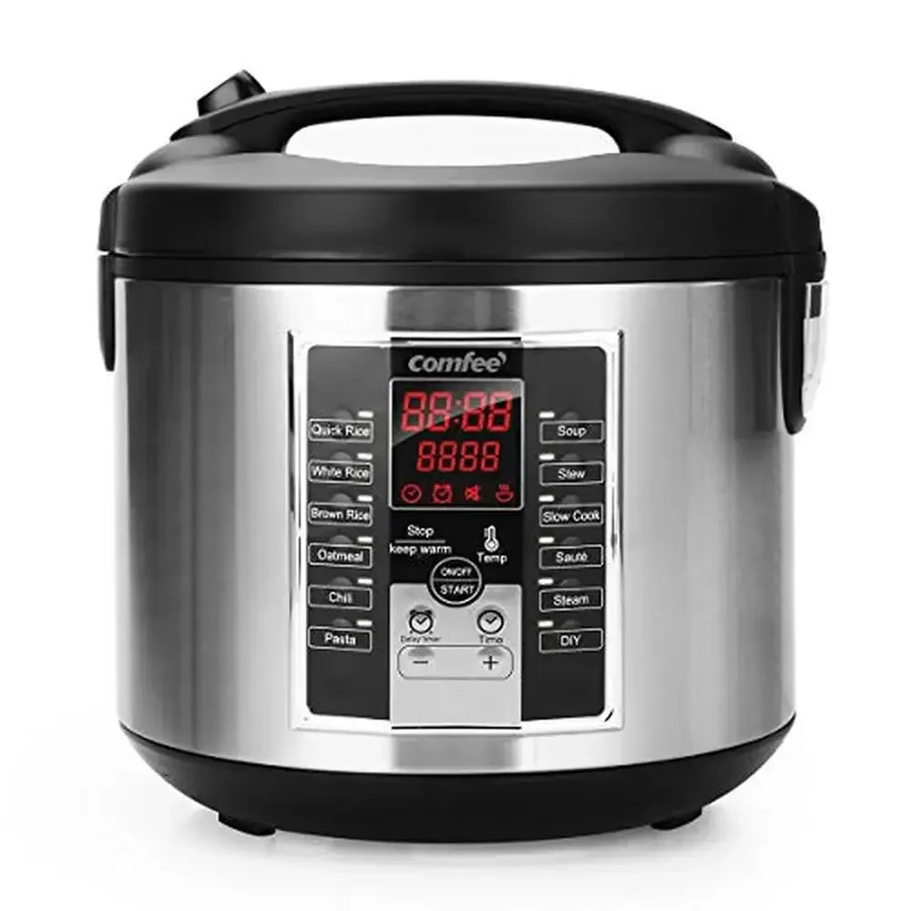 12-in-1 Digital Rice Cooker Steamer 5.2Qt Multi Cooker Large Capacity All in One