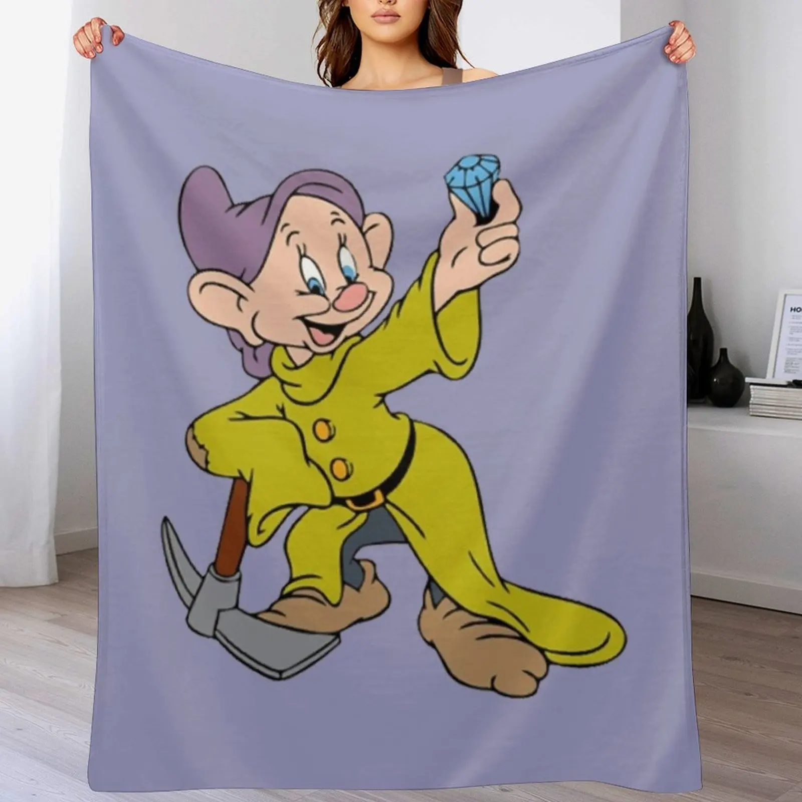

Dopey Svg Snow White Svg Dwarf Dopey Svg Seven Throw Blanket Thin Weighted Custom Soft Beds Blankets
