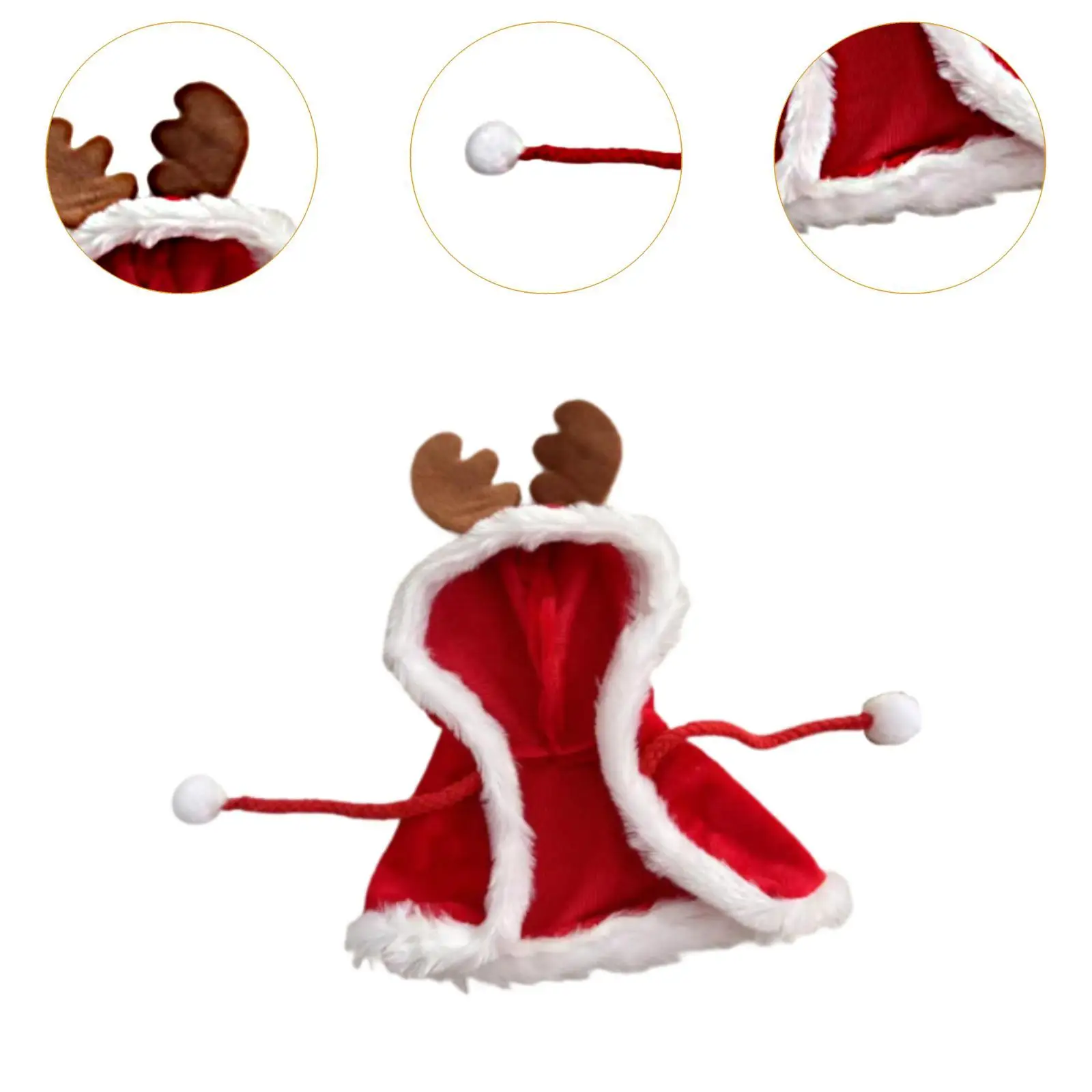 Hooded Outfit for Stuffed Dolls, Create Your Own Doll Gear for Kids 6.69 Inch
