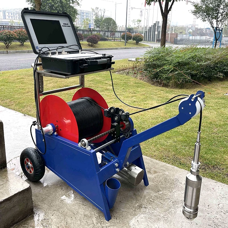 360 Degree Rotating Borehole Deep Water Well Inspection Underwater Video Recording