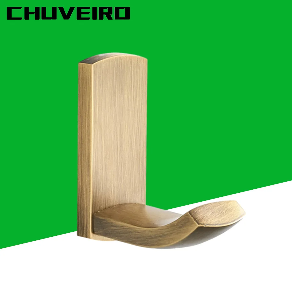 

Античный крючок для ванной комнаты, креативный декор из латуни и бронзы, настенный крючок для одежды, пальто, полотенец, дверной держатель, вешалка для хранения