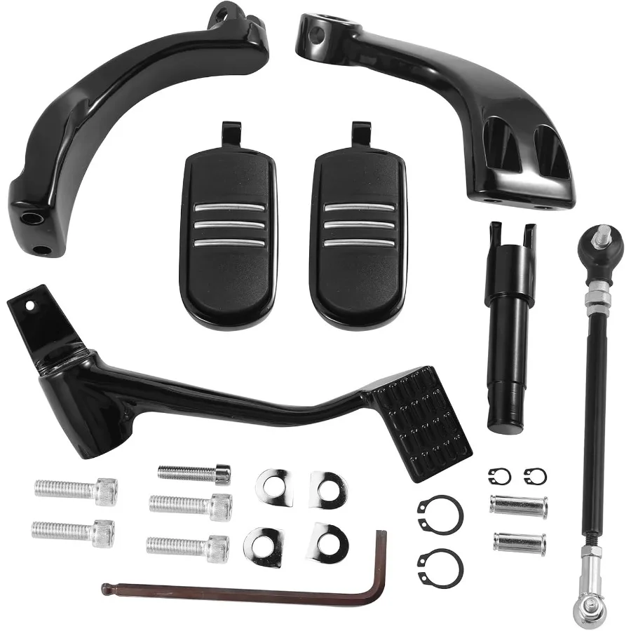 منتصف إلى الأمام التحكم أوتاد القدم مسند القدم الفرامل رافعة ترقية عدة ل هارلي سبورتستر 883 20042013 XL نماذج الحديد 883 XL883N الحديد #2