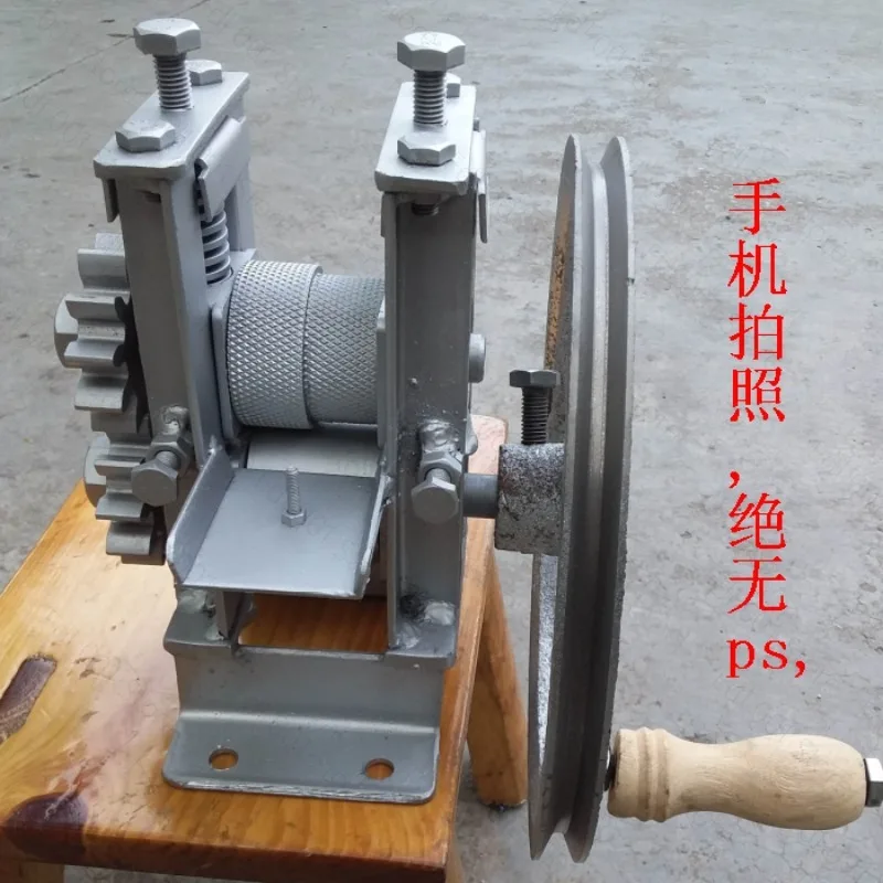 Chip Separator Manual Bamboo Strip Making Machine Hand-Cranking Strip Machine Bamboo Chip Separator Opener Bamboo Processing