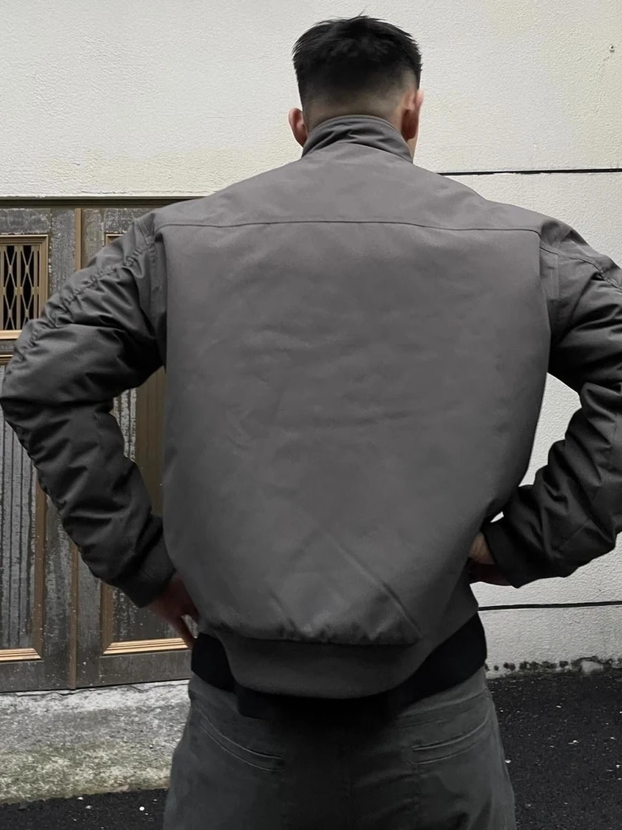 Trendy ort Volo da uomo Jaet Colletto alla coreana American High Street Sle Autunno Nuovo arrivo Casual Loose Fit Fibra di poliestere