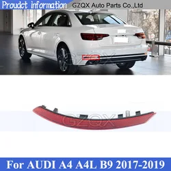 CAPQX For AUDI A4 A4L B9 2017- 2019 Rear Fog Light Rear Bumper Light Reflector Light Reversing Lights Car Accsesories