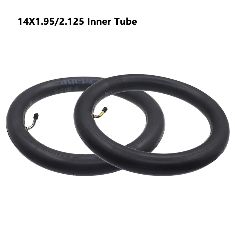 High Quality 14X1.95/2.125 Electric Bicycle Inner Tube for 14 Inch Kugou V1   Accessories  Stroller Parts