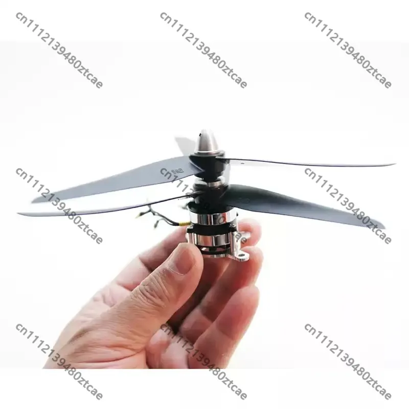 Counter Rotating Motor No Torque Reaction for F3P Aerobatic RC Plane, Comes with Twin Propellers DIY RC Model Parts